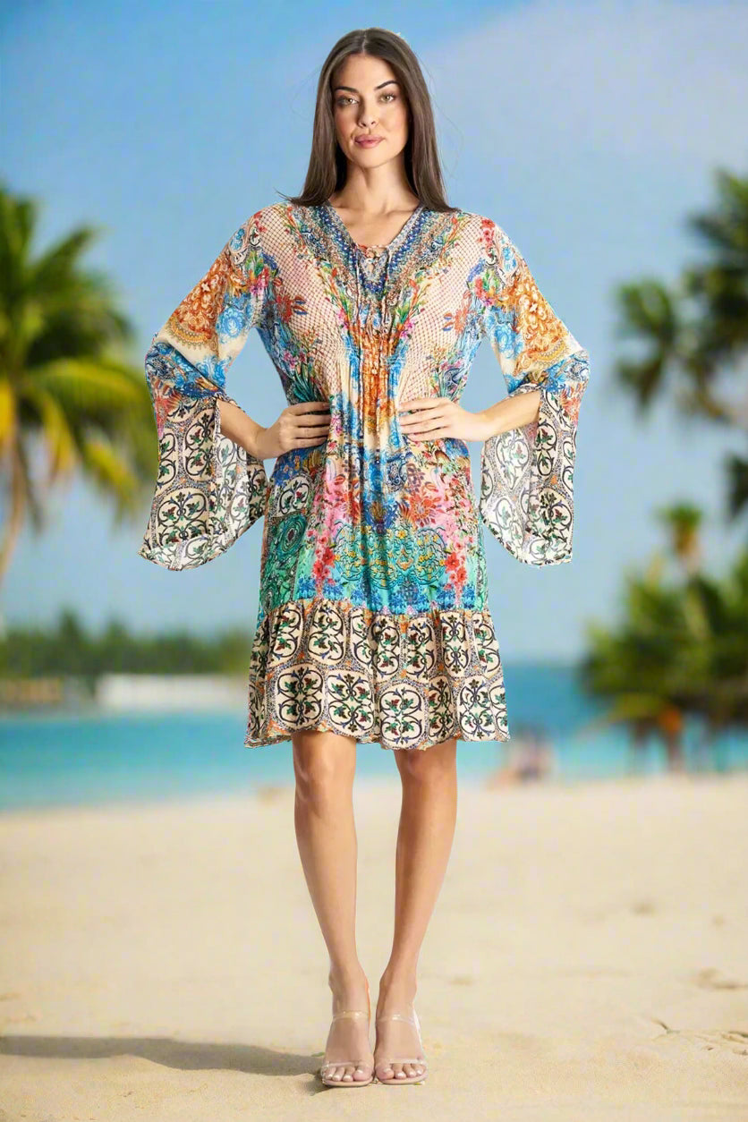 Resort Wear Short Dresses - La Moda Clothing