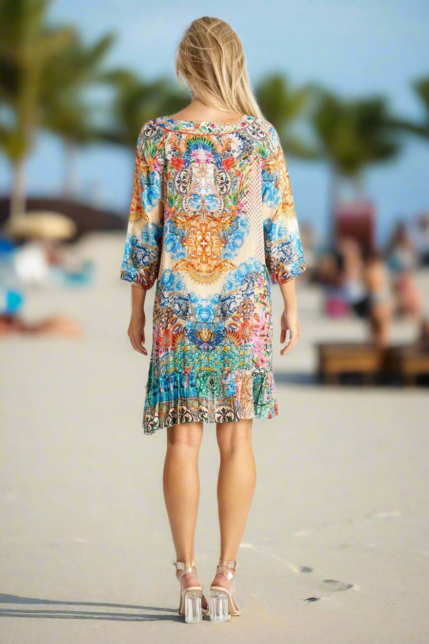 Bohemian Summer Dress for Beach & Beyond - La Moda Clothing
