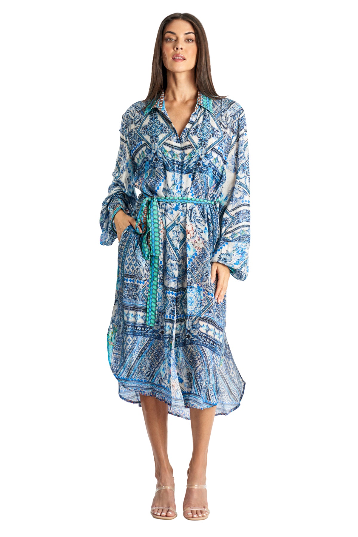 Shop button-down shirt dress styles