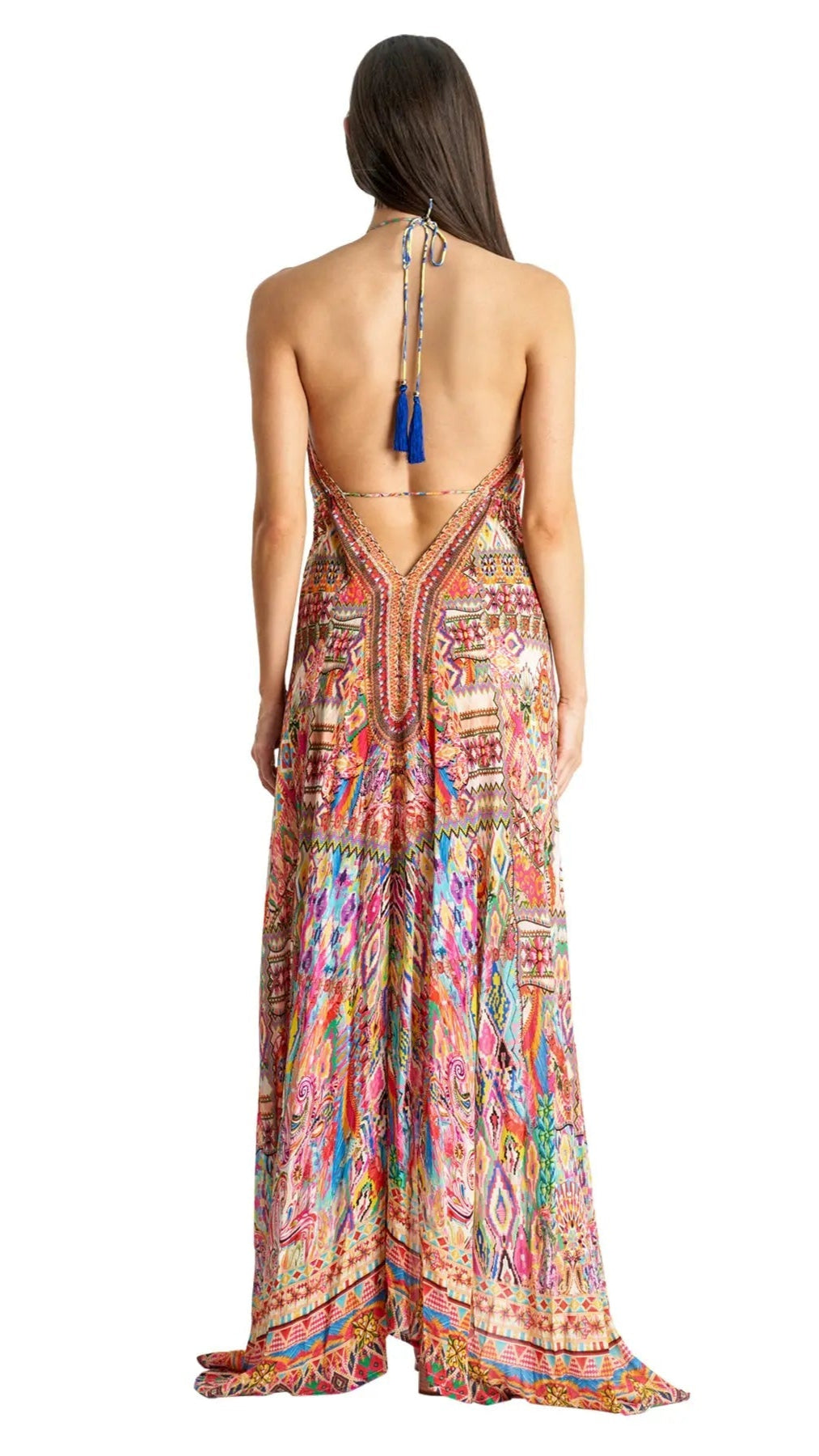 Halter Maxi Dress La Moda Clothing
