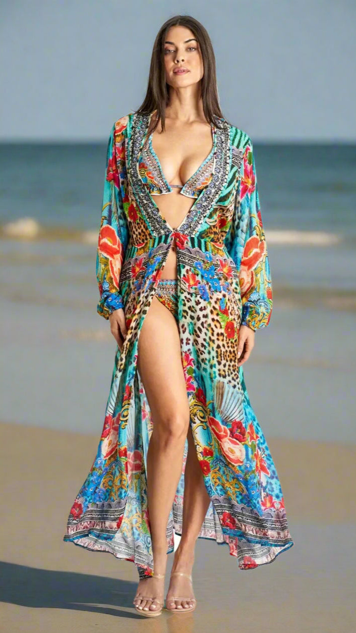 Kimono Wrap Dress La Moda Clothing