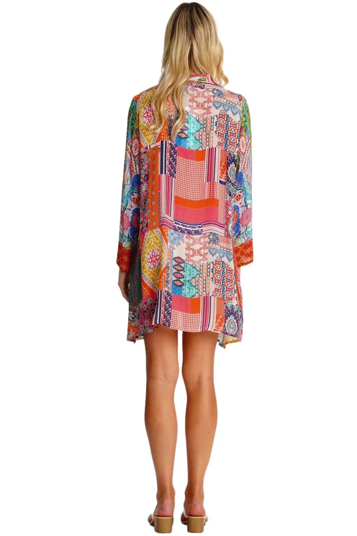 MixMatch Print Long Tunic  La Moda Clothing