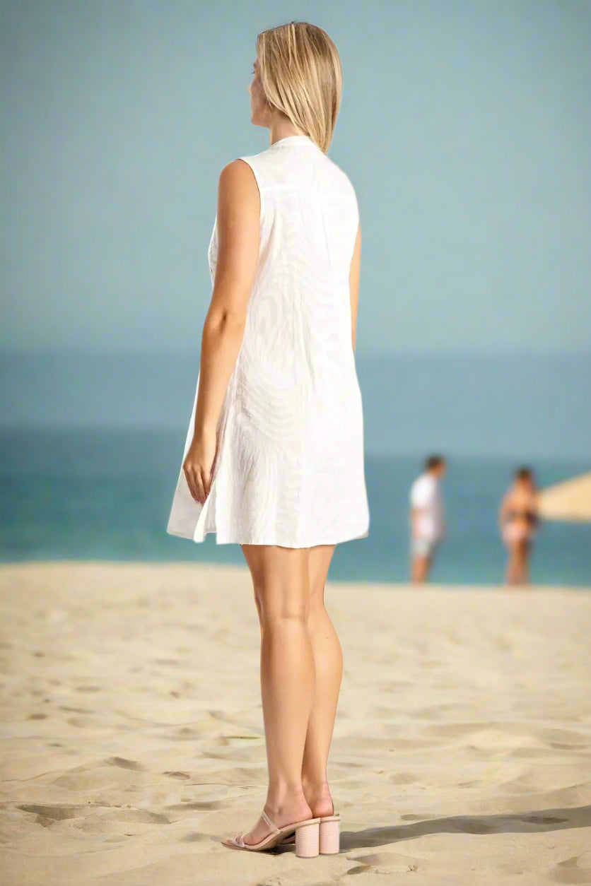 White Mini Dresses | Short Dresses - La Moda Clothing