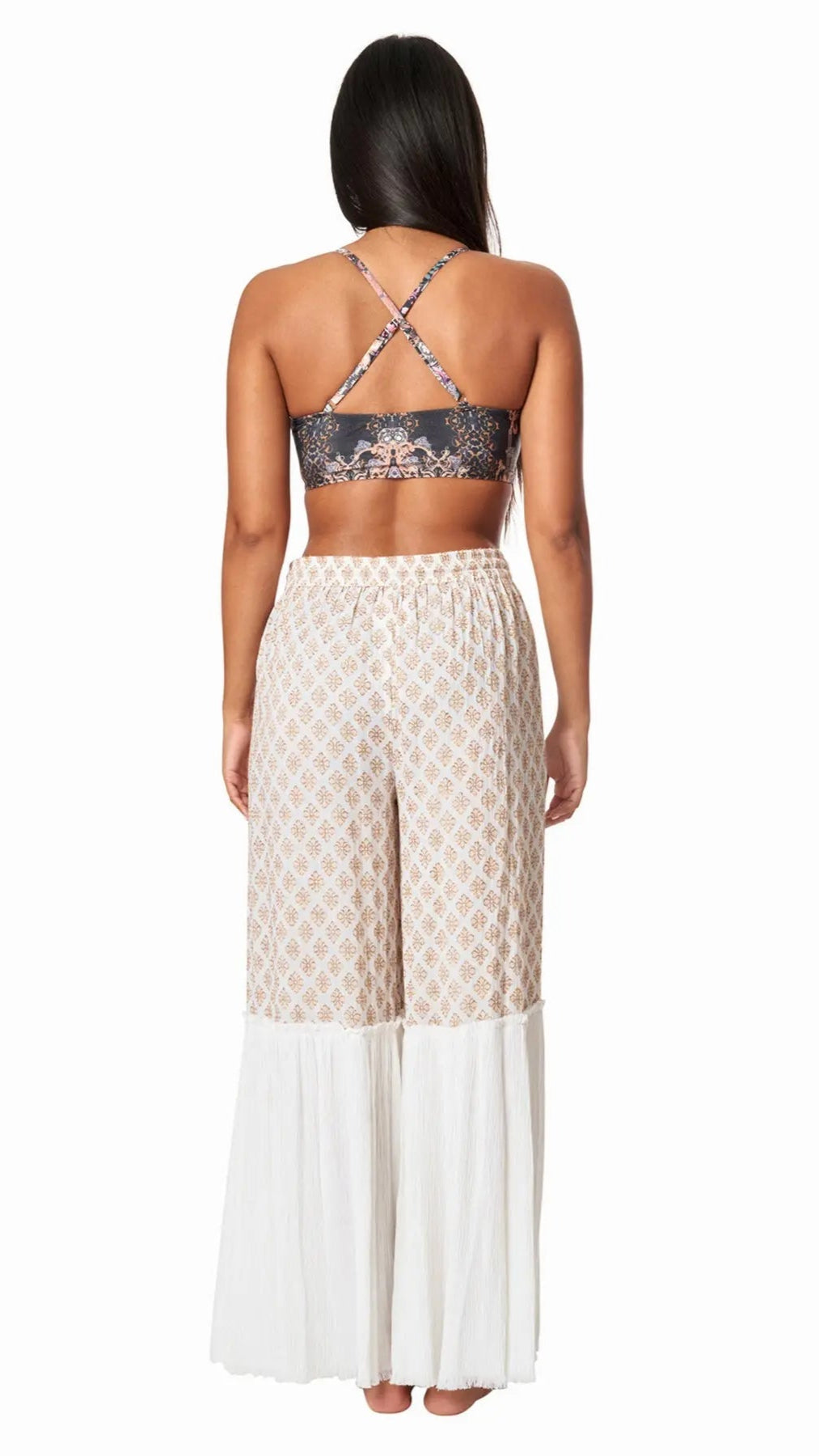 Boho Wide Leg Pant - La Moda Clothing