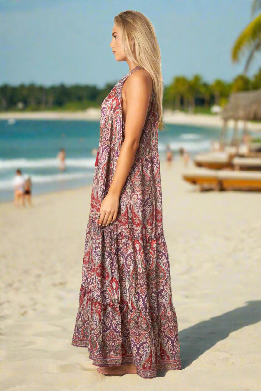 Boho Positano Maxi Dresses - La Moda Clothing