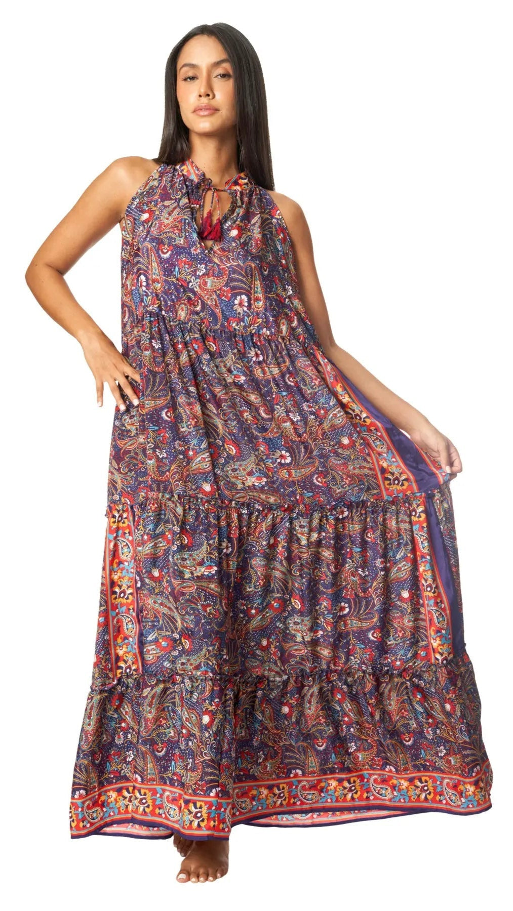 Boho Positano Maxi Dresses - La Moda Clothing