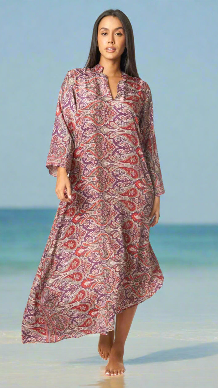 Positano Maxi Caftan Dress - La Moda Clothing