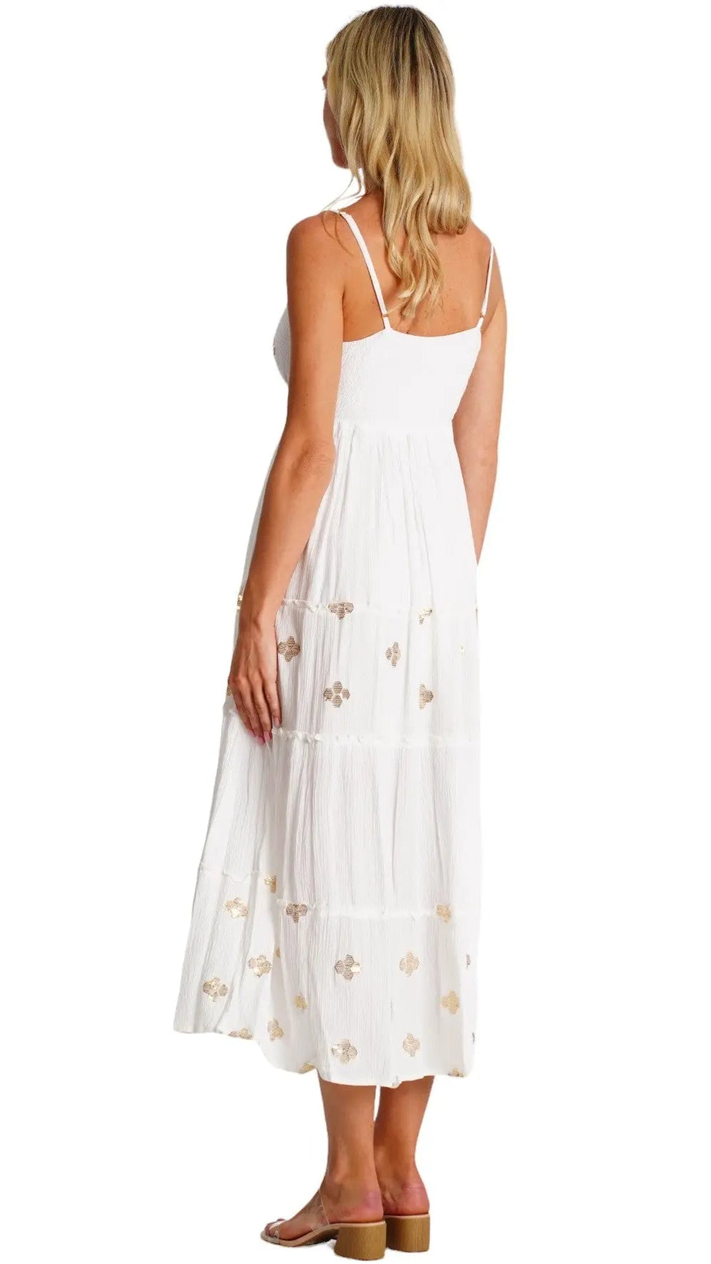 White Sundress  La Moda Clothing
