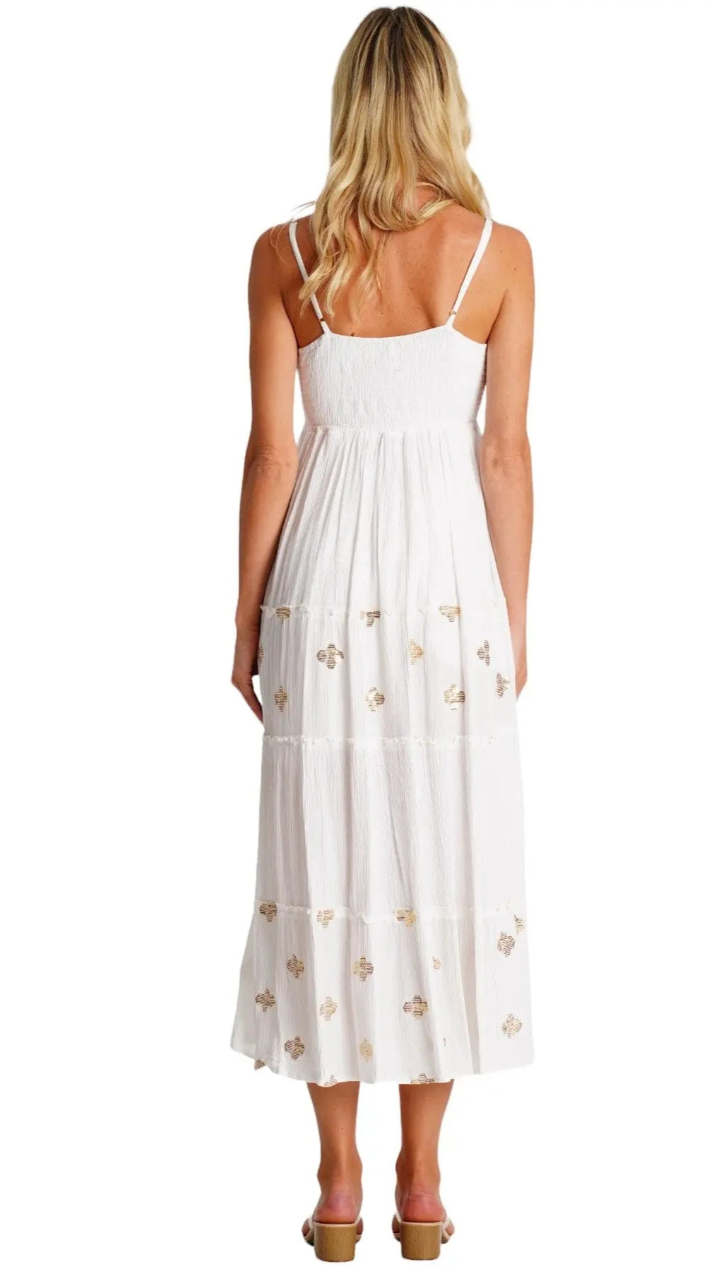 White Sundress  La Moda Clothing