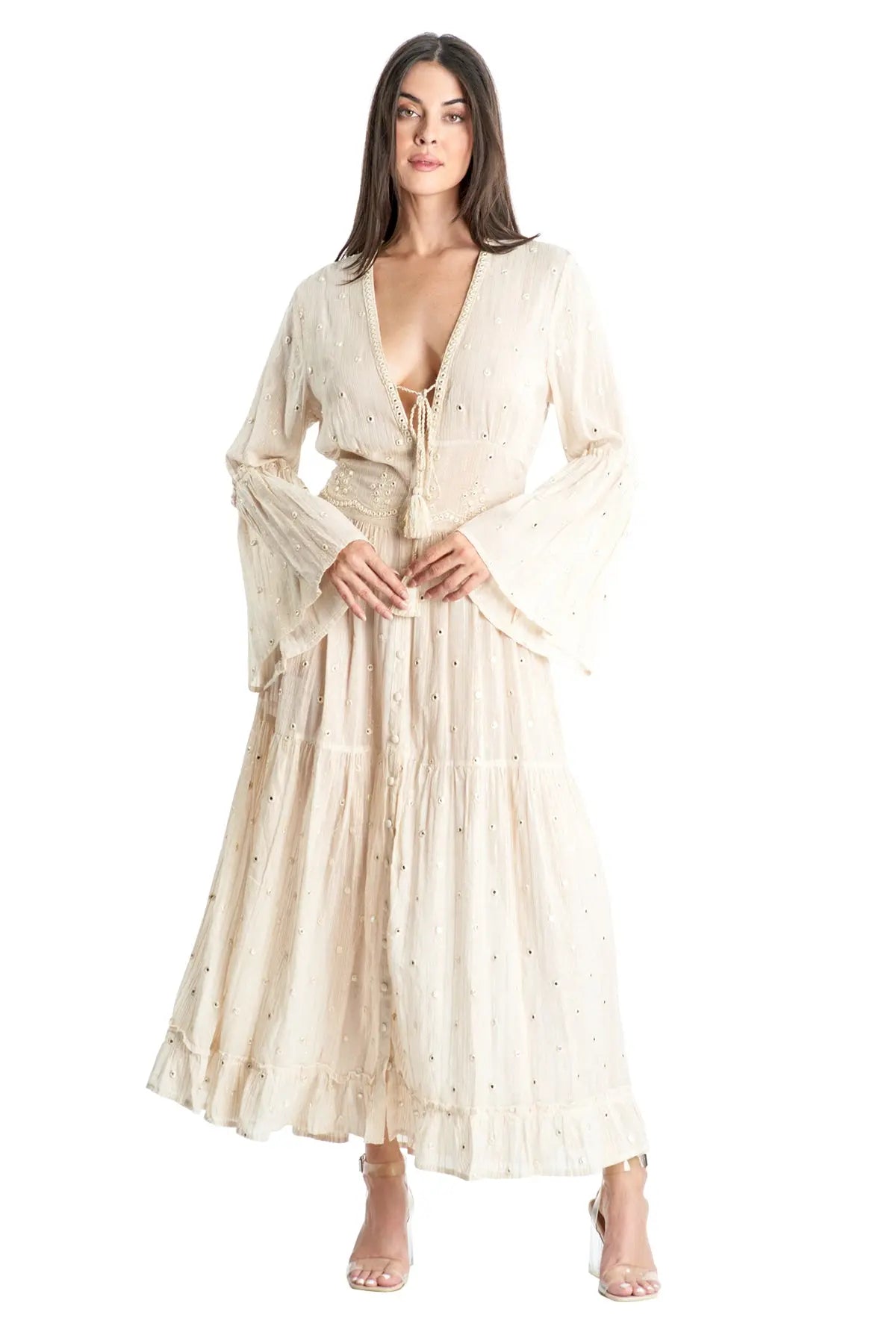 Tropical Sweetheart Resort Maxi Dress - La Moda Clothing