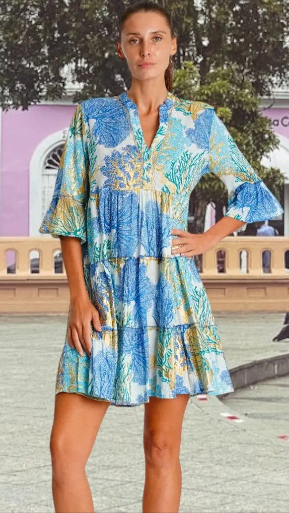 Island Time Mini Dress  La Moda Clothing