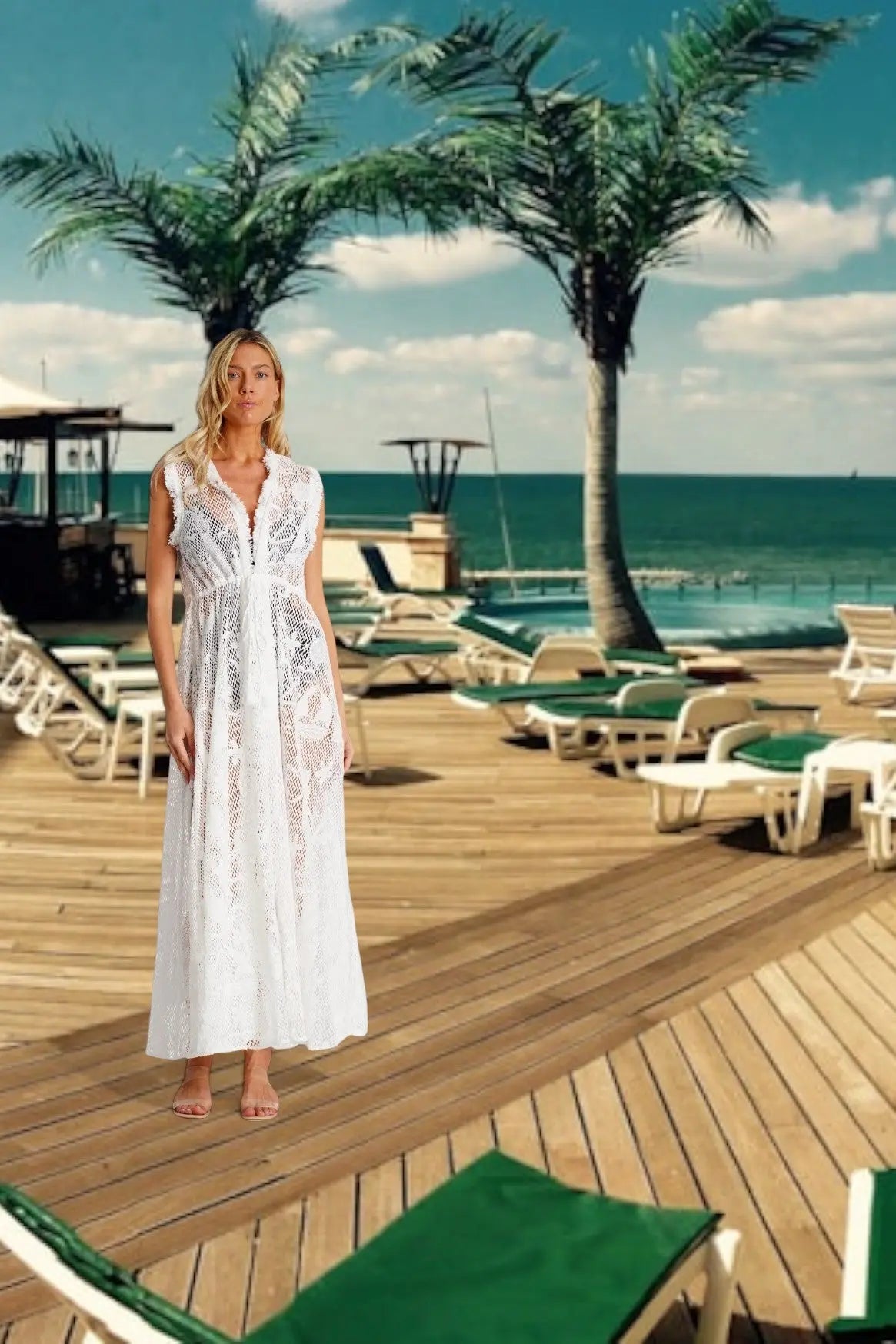 Maxi Dress Cover Up  La Moda Clothing