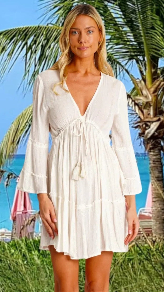 Dyed Mini Dress  La Moda Clothing