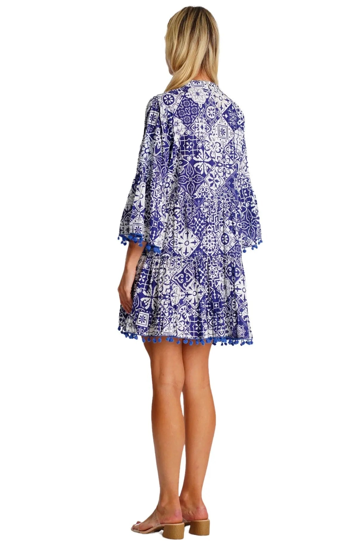 Summer Mini Shirt Dress  La Moda Clothing