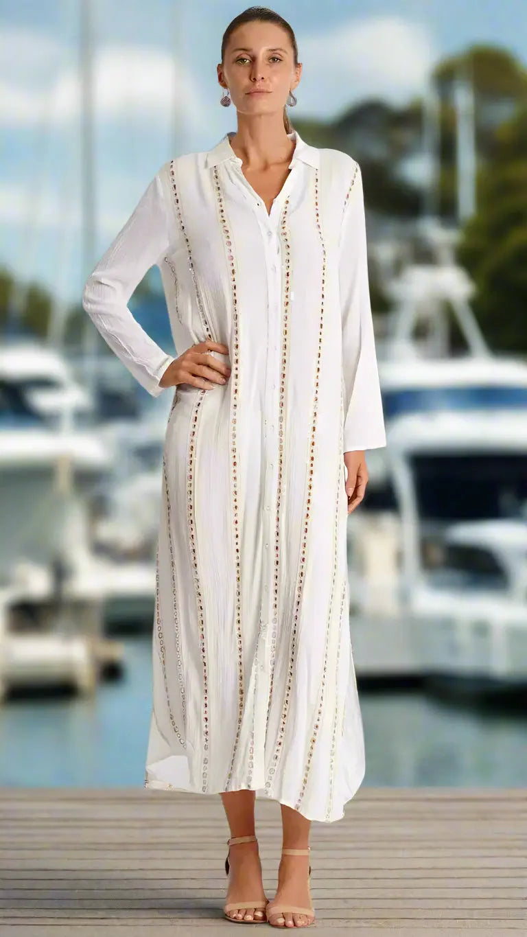 Caftan Maxi Dress  La Moda Clothing