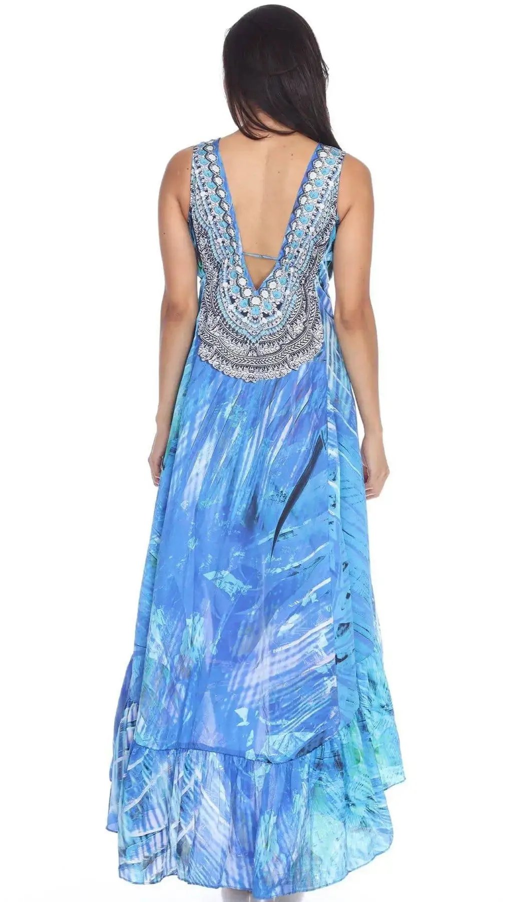 High Low Dresses Resort Beach Boho Casual Summer Evening Vestido Dress Vacation Travel Bohemian… - La Moda Clothings