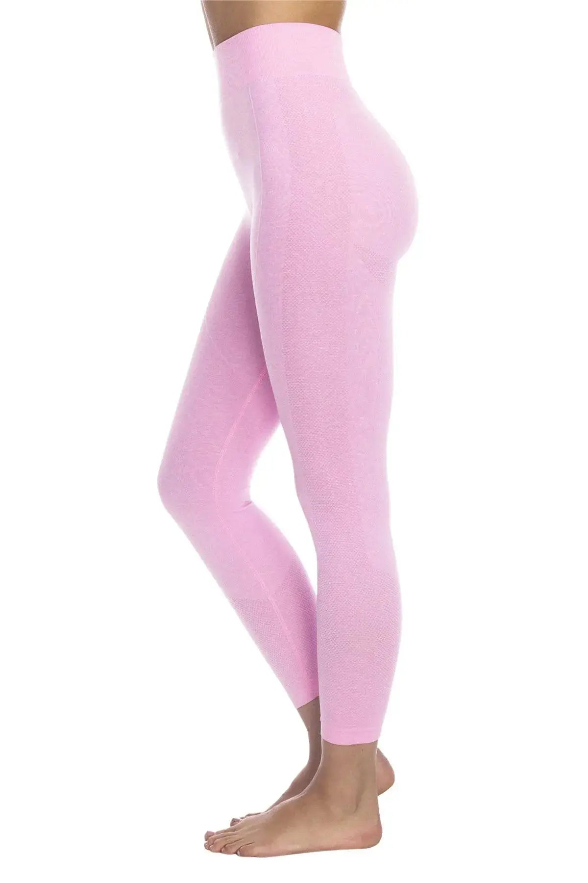 Club Moda Rib Detail Seamless Gym Leggings wholesale - La Moda Clothings