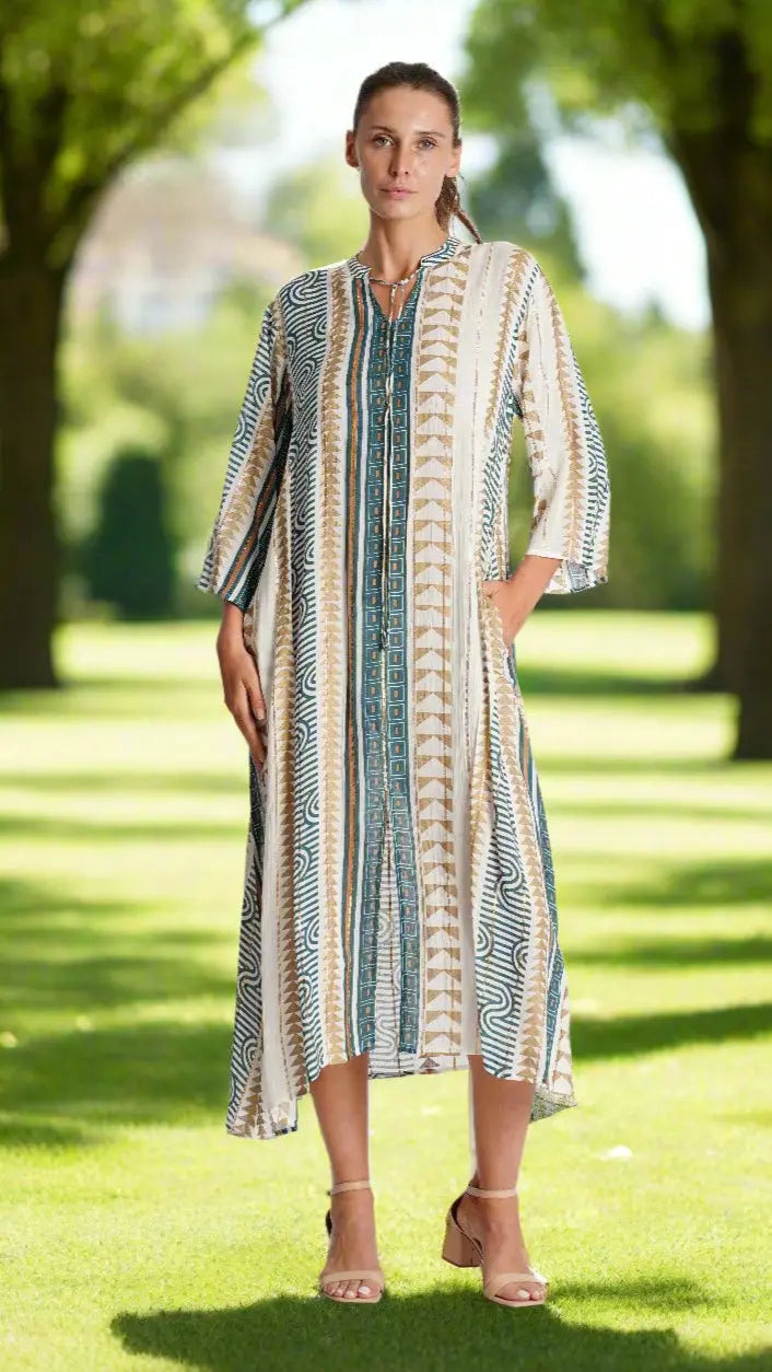 Cotton Kaftan Dress  La Moda Clothing