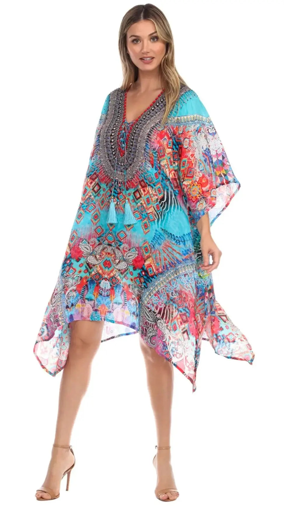 Designer Silk Kaftans - La Moda Clothings