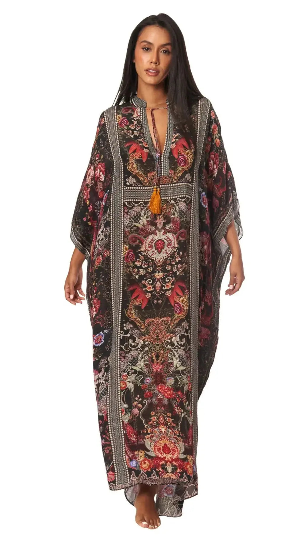 Dreamers Long Dress Boho Caftan Bohemian Resort Wear - La Moda Clothing