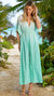 Dyed Maxi Dress For Cruise Vacations