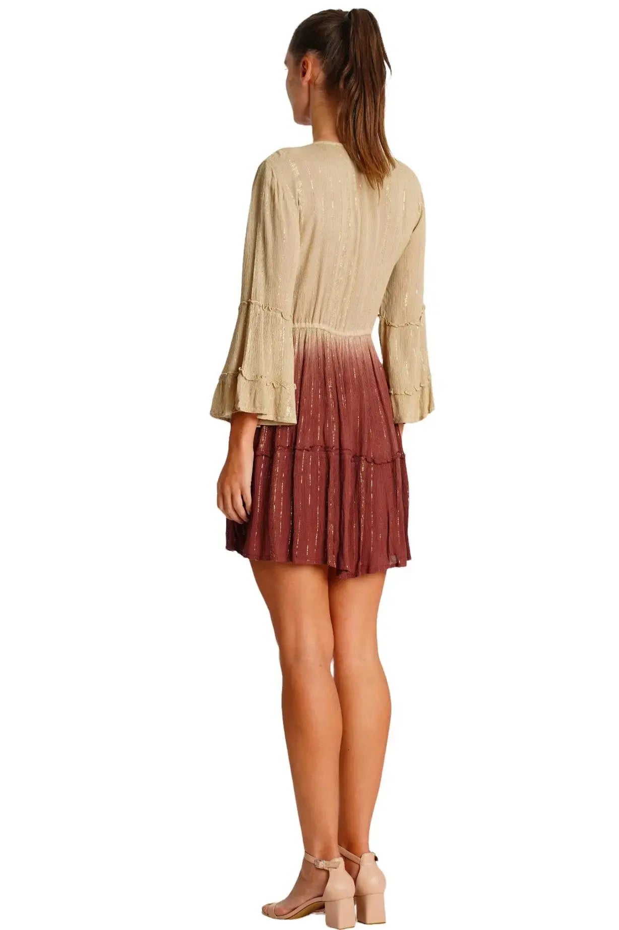 Dyed Mini Dress La Moda Clothing Mini Dress