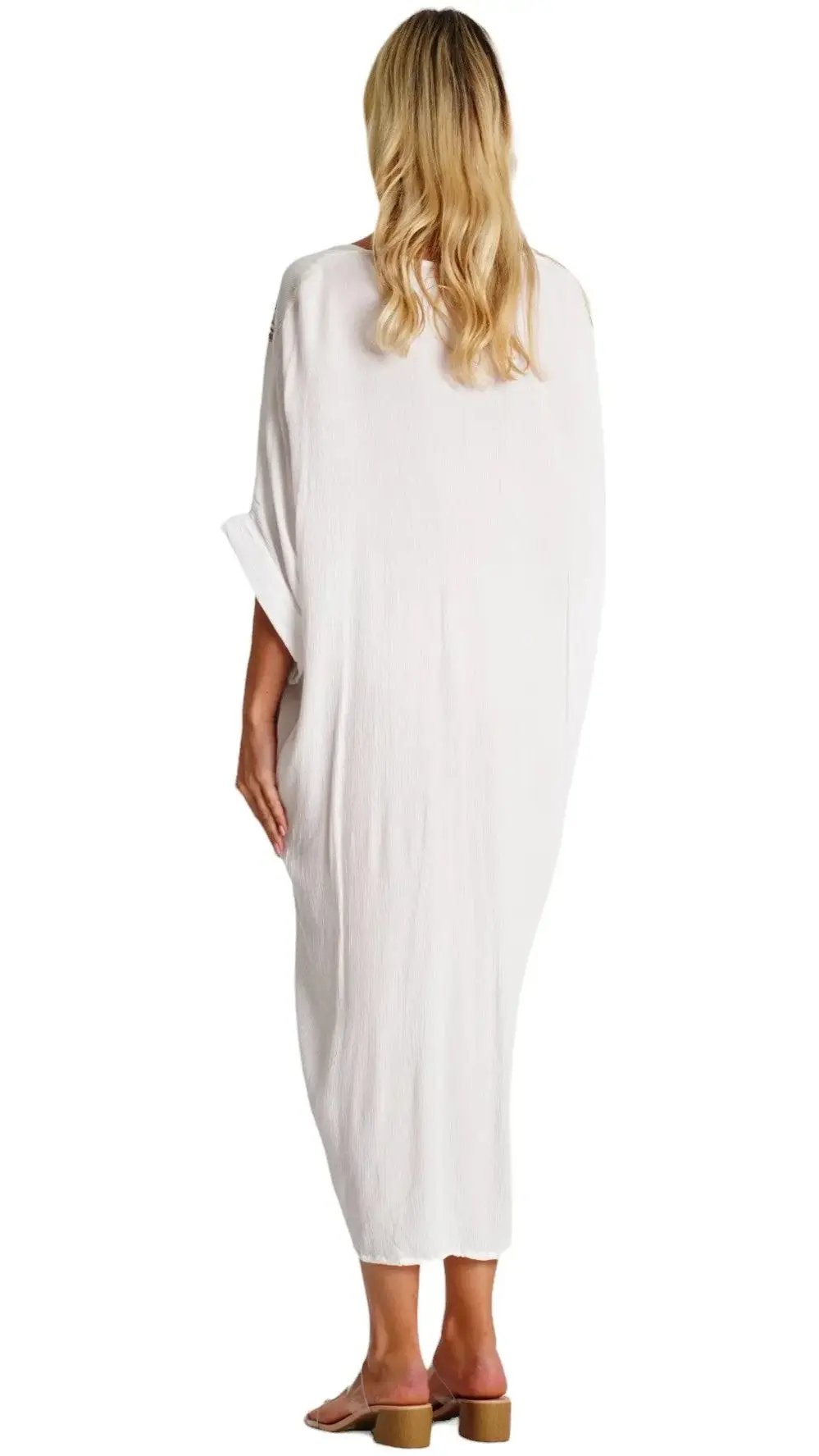 Front Knot Caftan Dress  La Moda Clothing