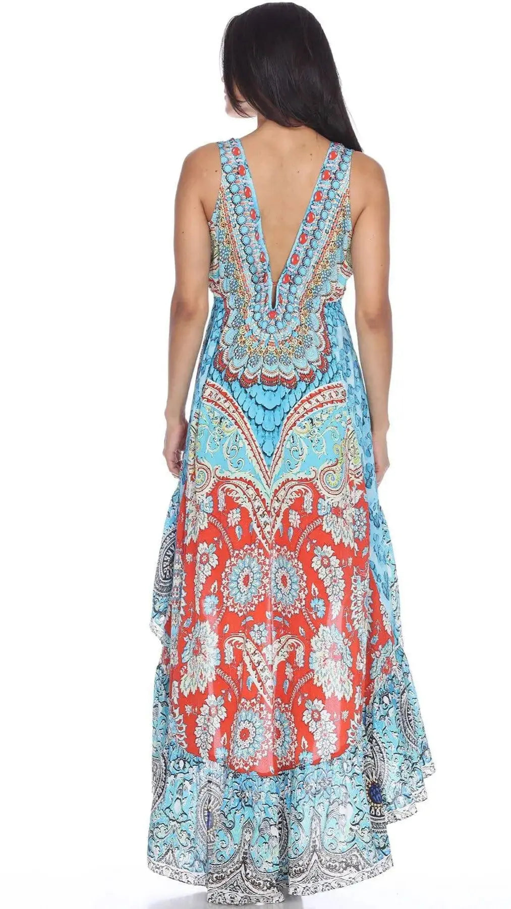 High Low casual Dresses for Summer Beach Resort Cruise Events Lamodaclothing Hi-Lo