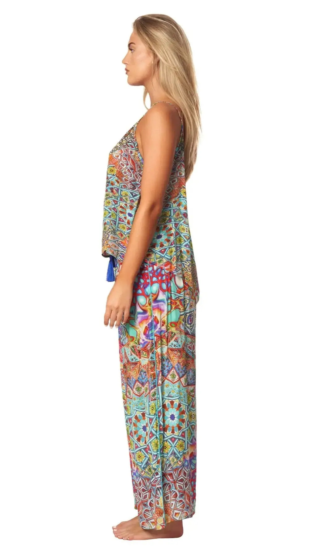 River Bed La Moda Resort Lifestyle Pant Set - La Moda Clothing