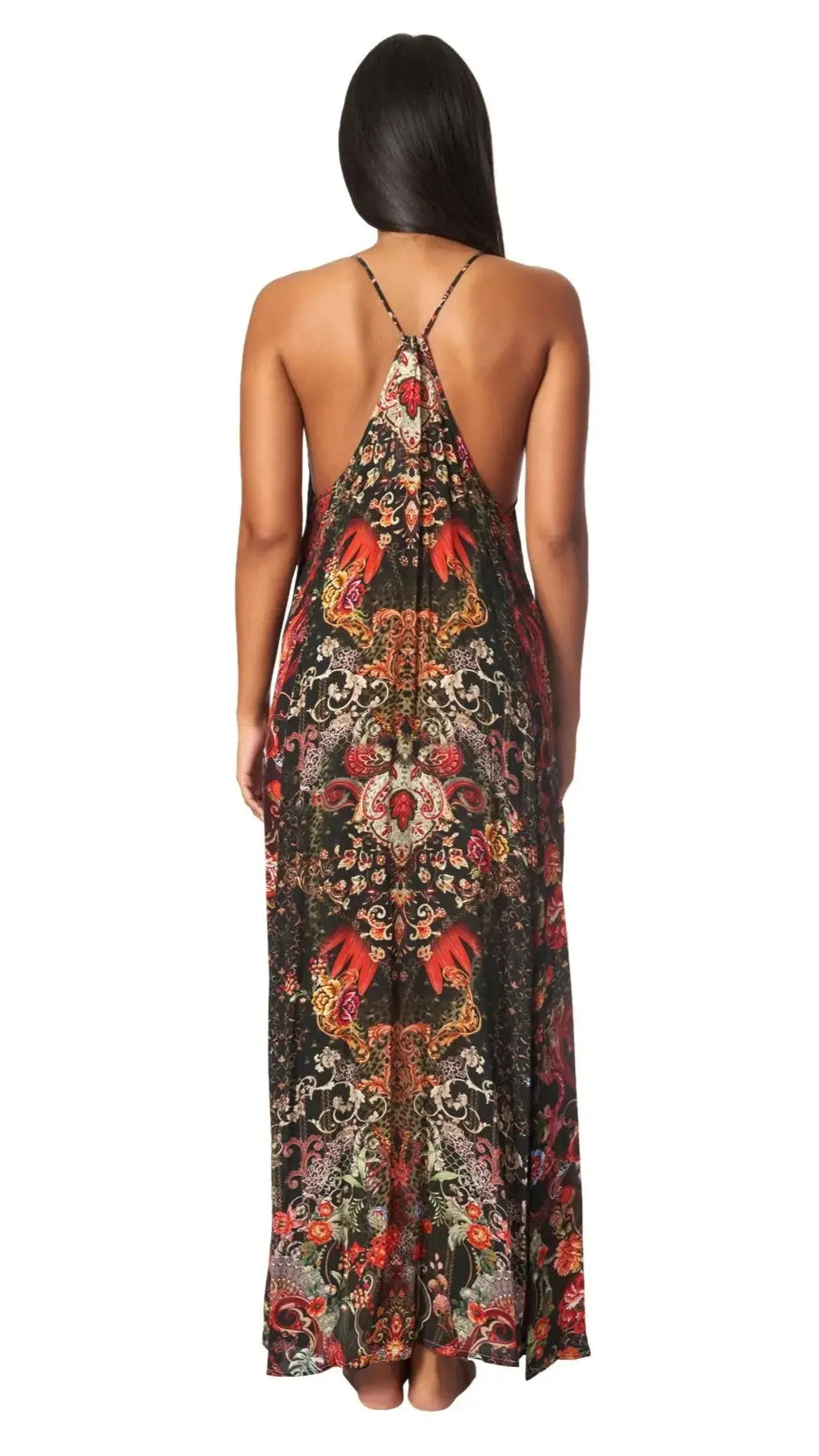 Maxi Dress for Resort & Cruise Travels La Moda Clothings T Back Maxi