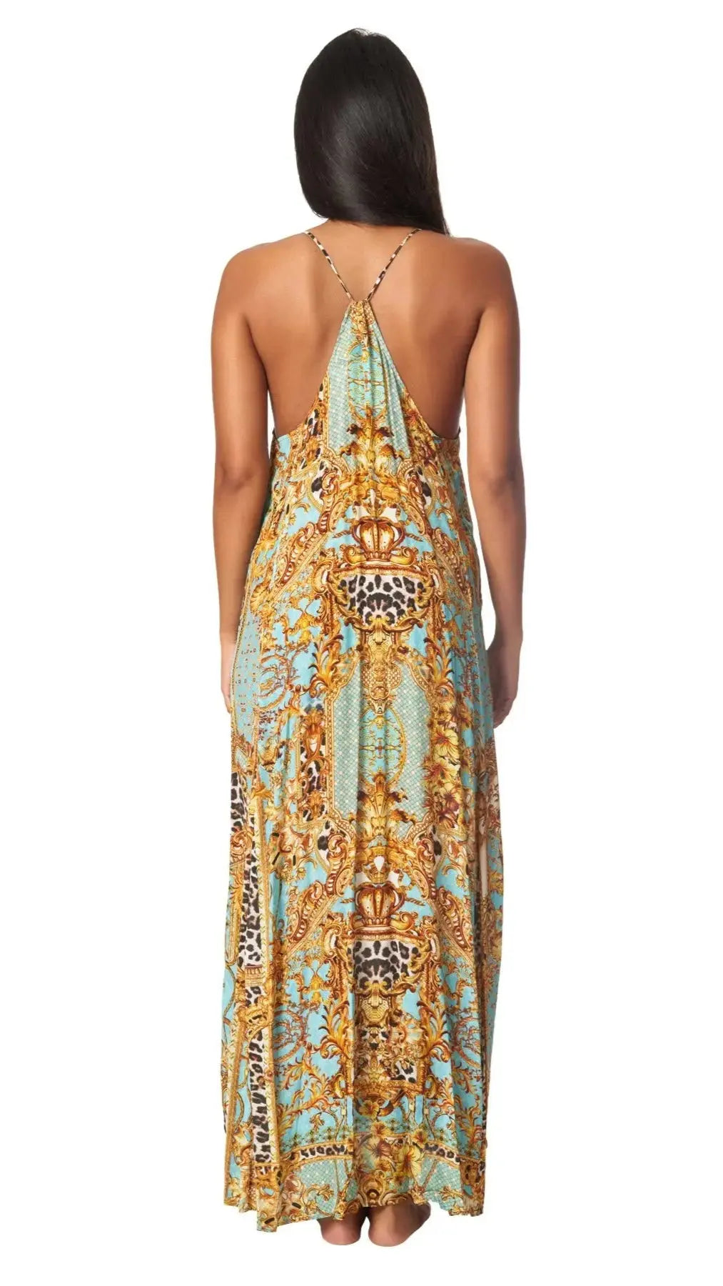 Maxi Dress for Resort or Cruise Holidays La Moda Clothings T Back Maxi