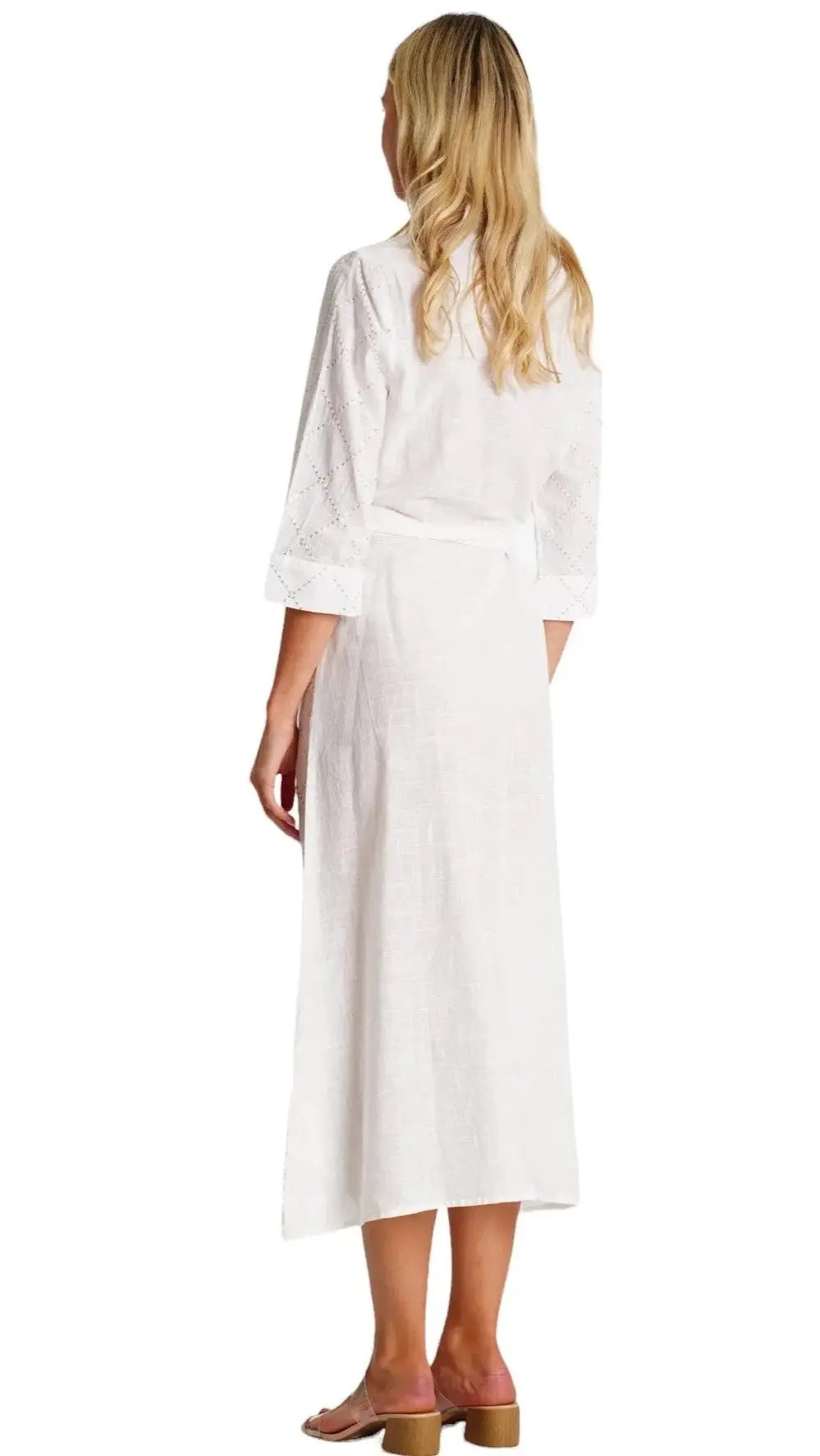 Maxi Shirt Dress  La Moda Clothing