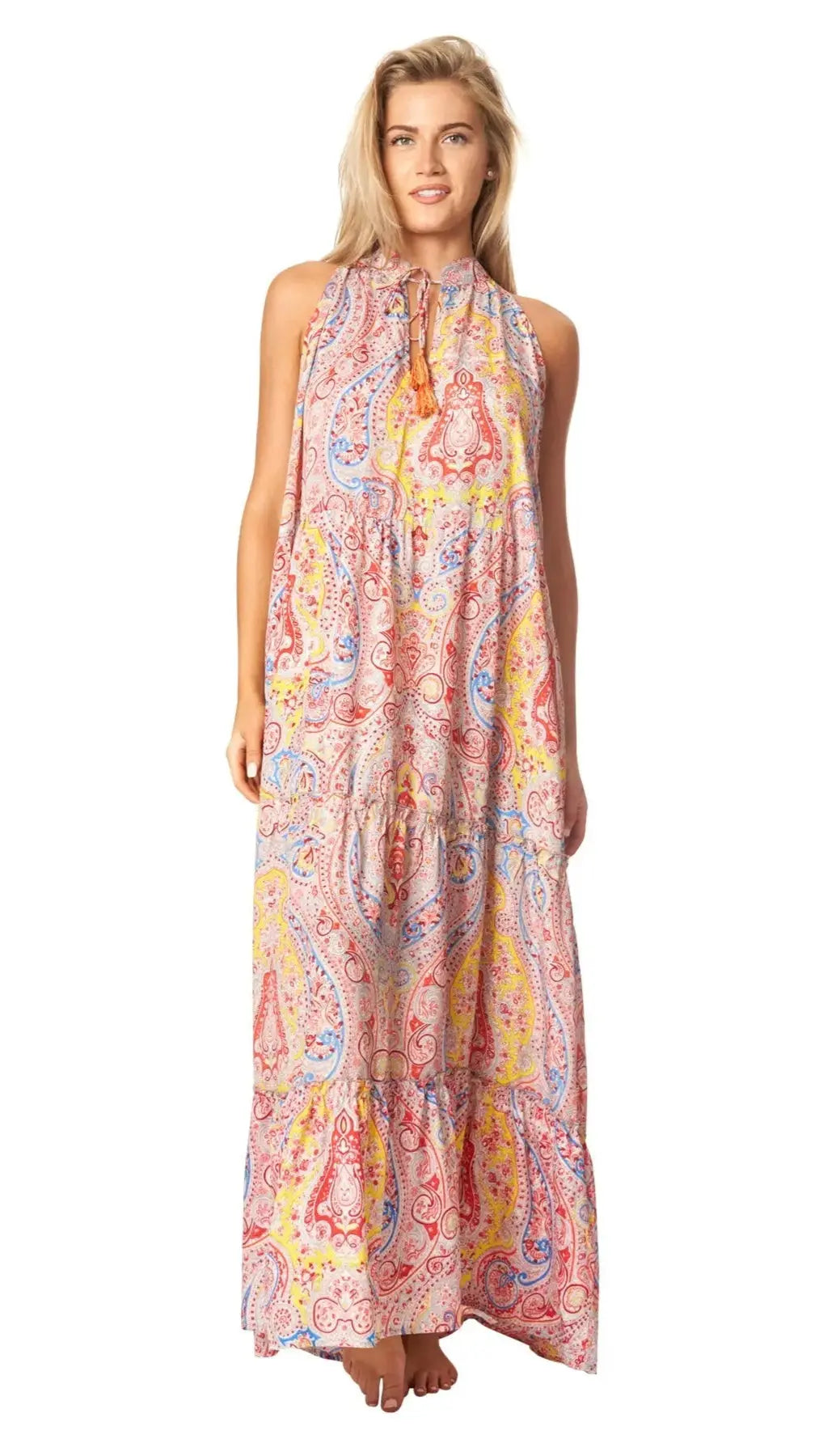 Boho Positano Maxi Dresses - La Moda Clothing