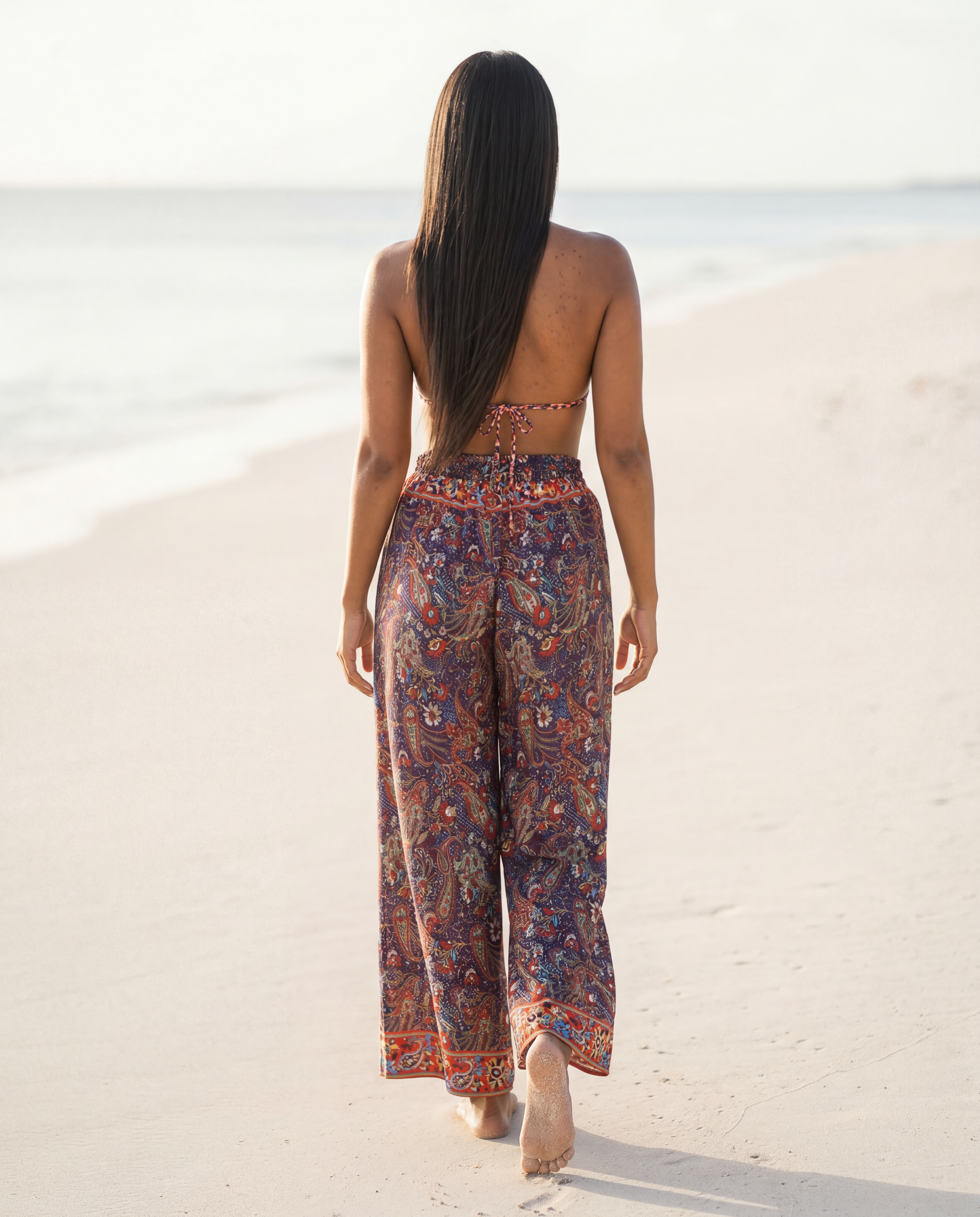 Pool & Beach Spring Summer Pants - Designer Pants | Elegant Kaftan Cover Up Dress | Club Moda USA