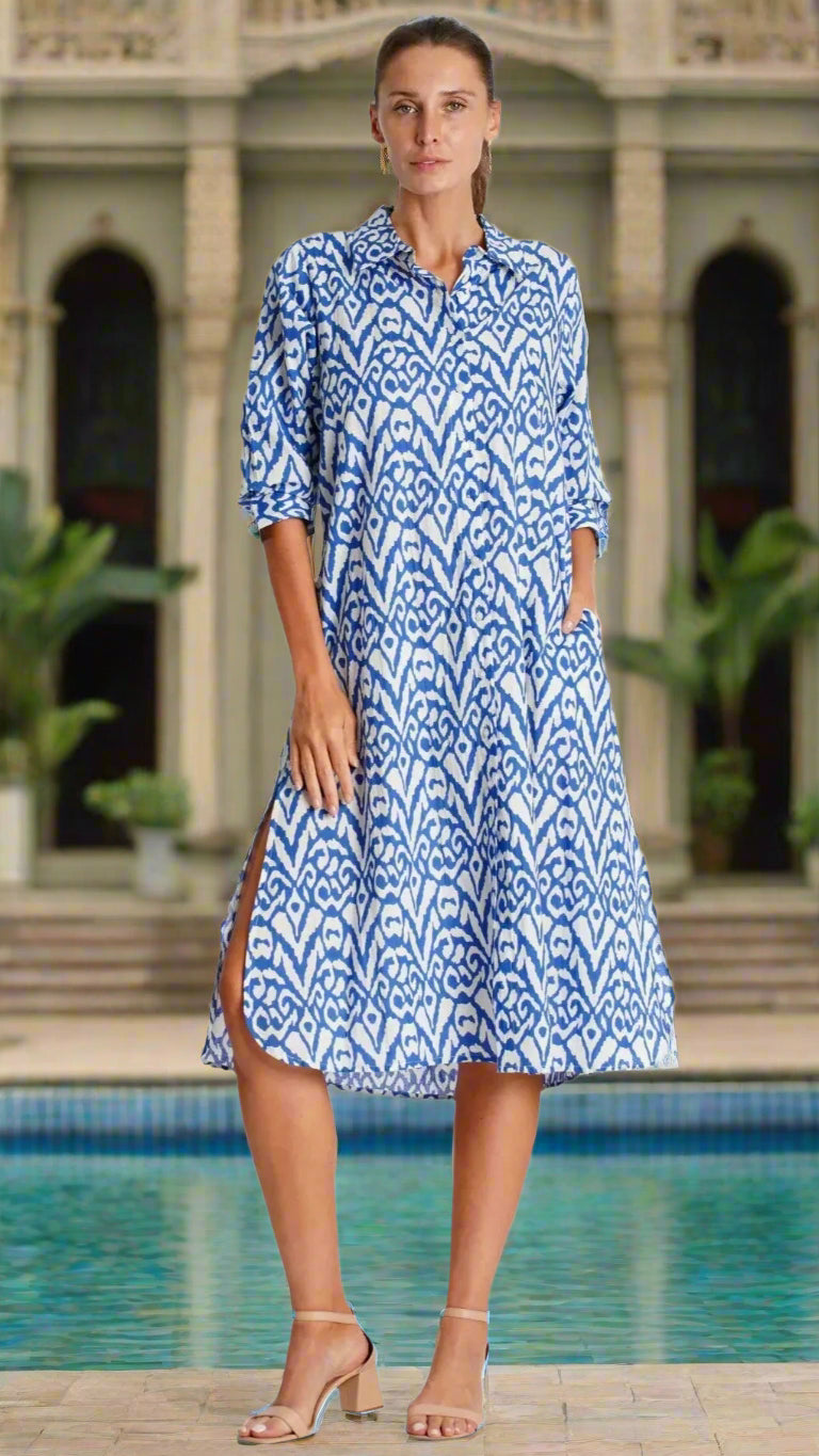 Beach Shirt Dresses  La Moda Clothing