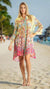 Portrait Shirt Dress Luxury Resort Apparel