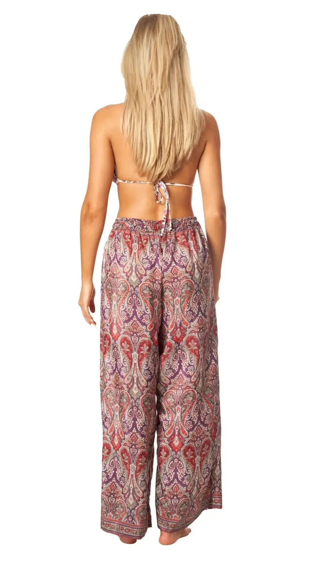 Positano Boho Spring Summer Pants - La Moda Clothing