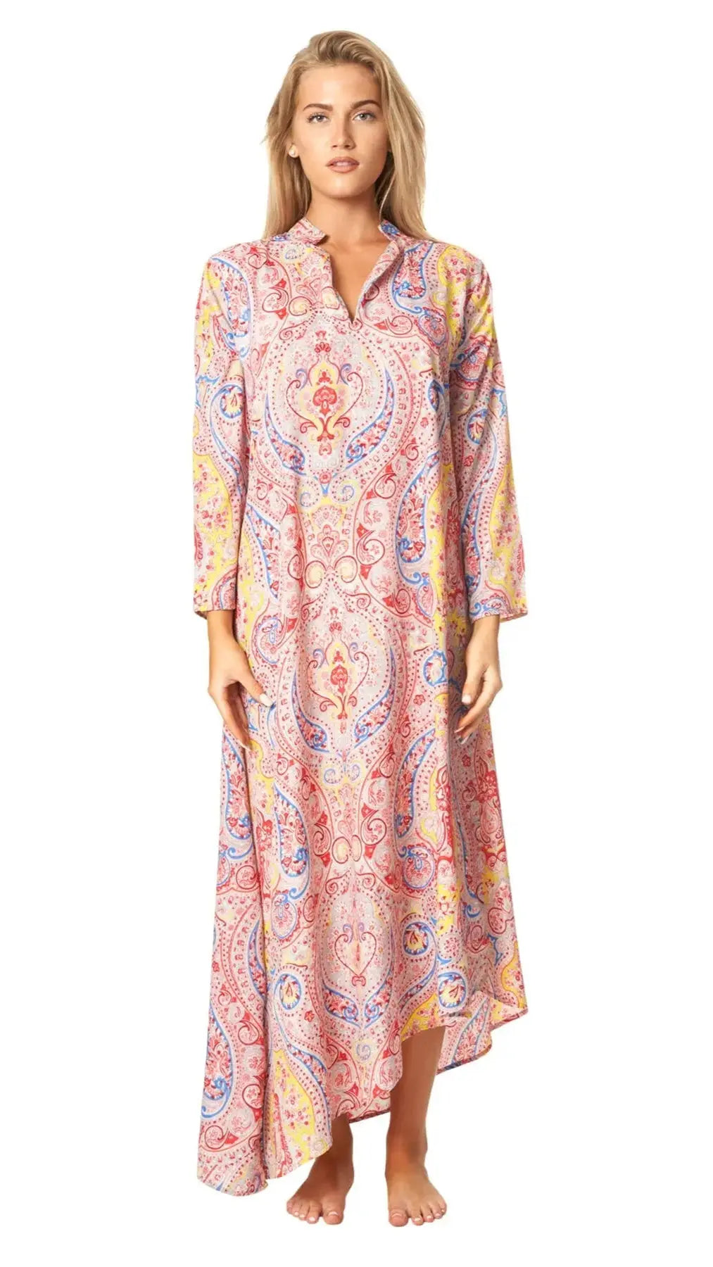 Positano Maxi Caftan Dress - La Moda Clothing