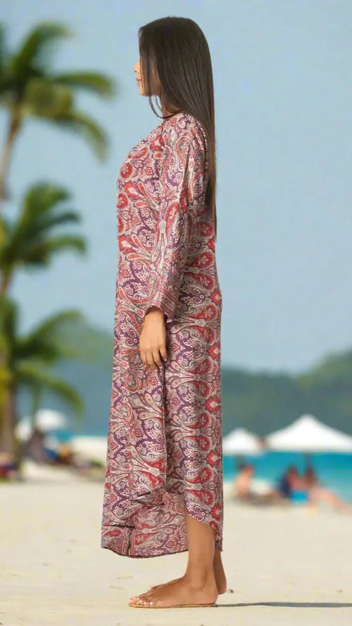 Positano Maxi Caftan Dress - La Moda Clothing