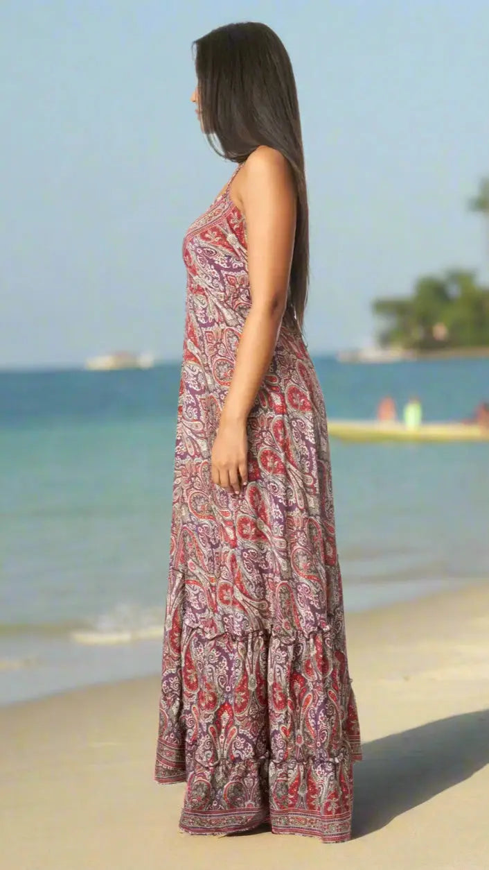 Positano Maxi Dress for Summer - Designer Clearance | Elegant Kaftan Cover Up Dress | Club Moda USA