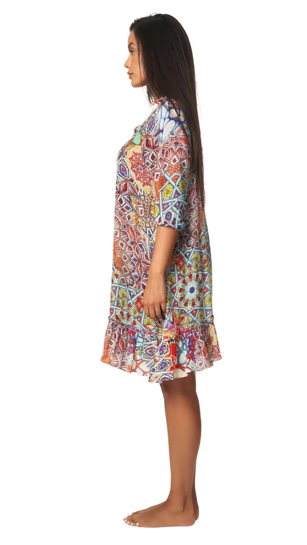 River Bed Bohemian Summer Dress for Beach & Beyond - La Moda Clothing