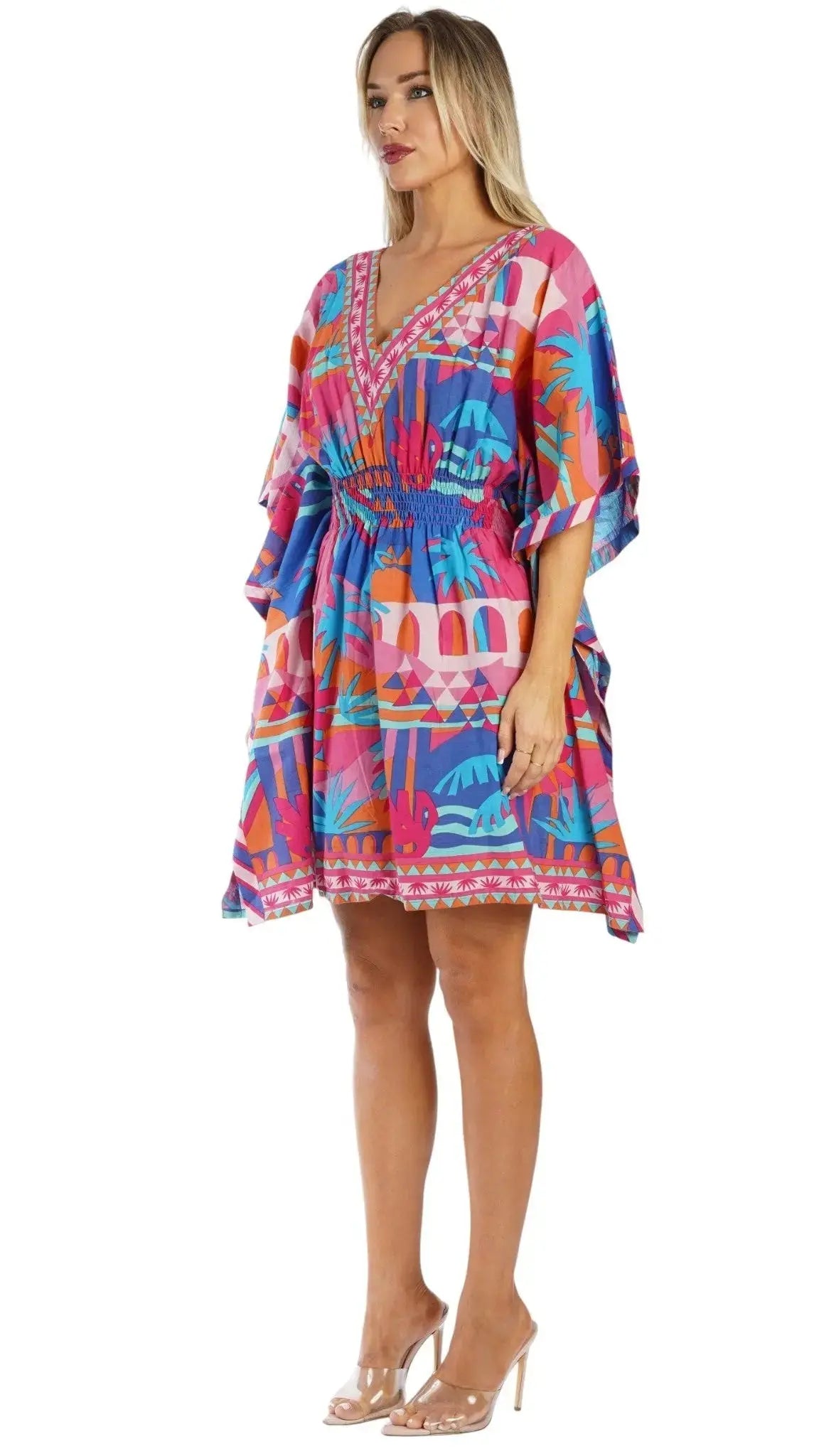 Resort Wear Caftan | Tropical Vacation Dress Club Moda Caftans