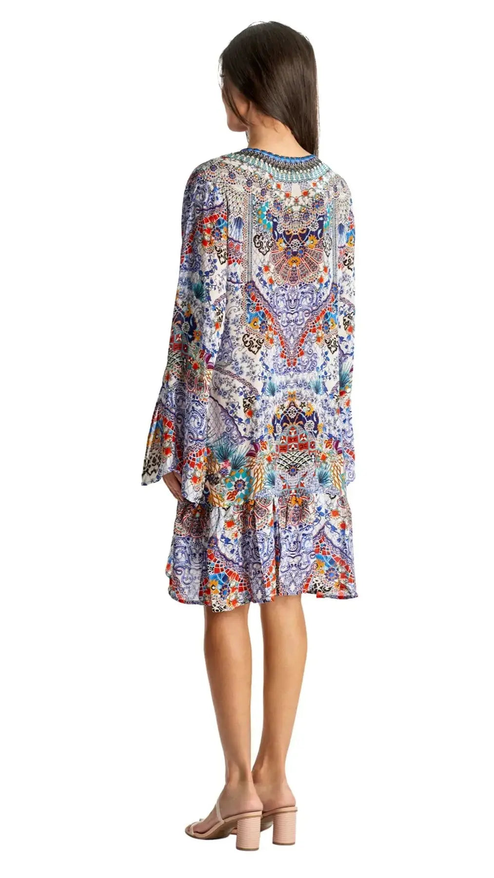 Resort Wear Short Mini Dresses in trendy Prints La Moda Clothing Mini Dress