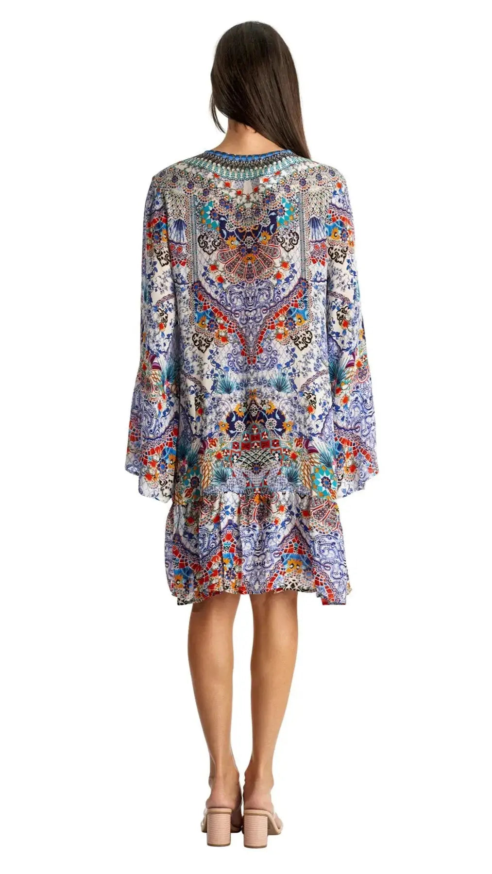 Resort Wear Short Mini Dresses in trendy Prints La Moda Clothing Mini Dress