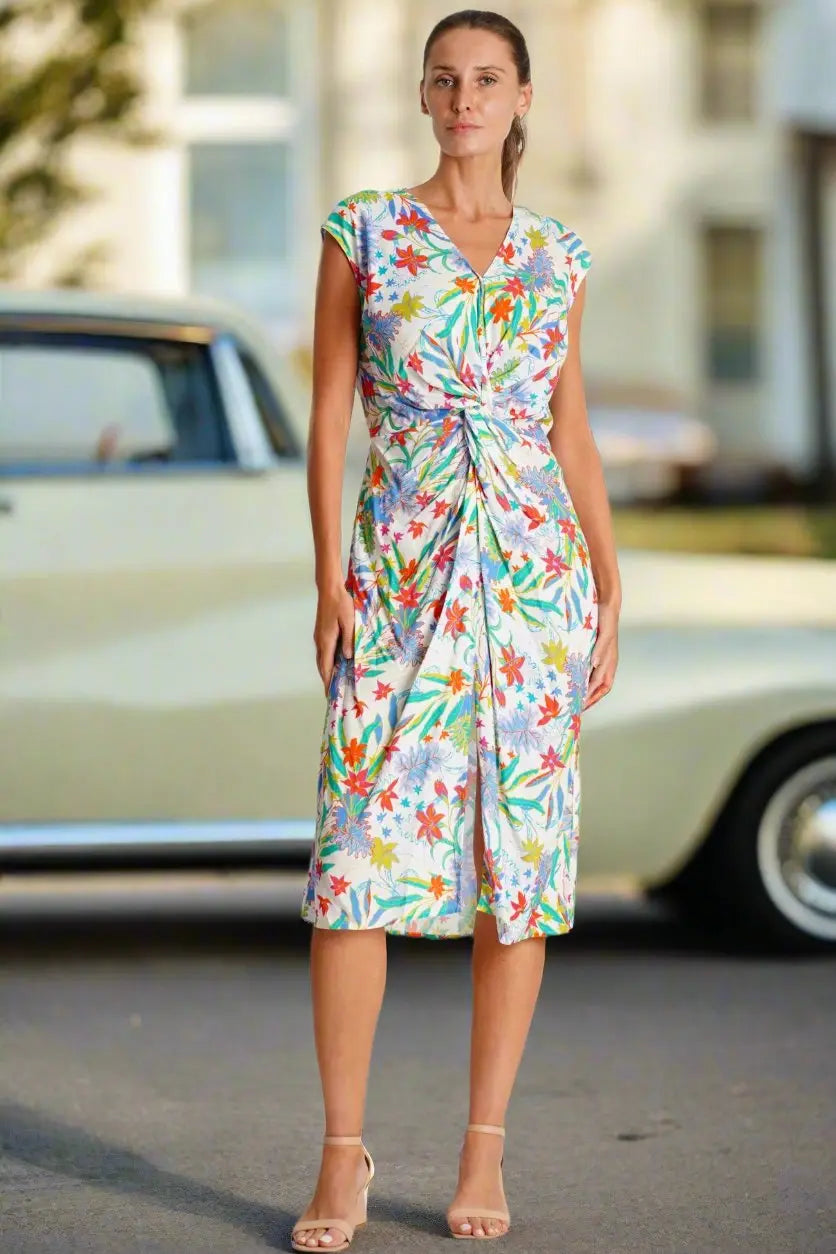 Casual Summer Midi Dress  La Moda Clothing