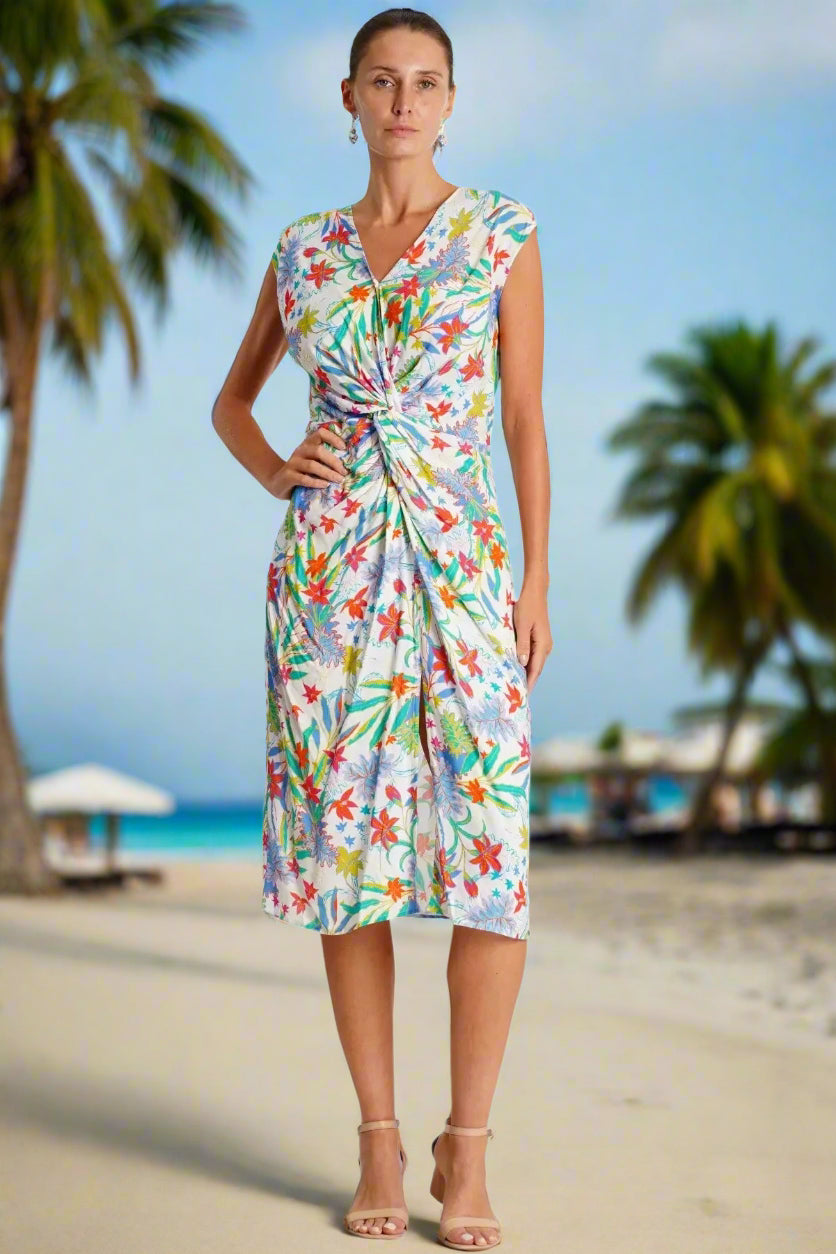 Casual Summer Midi Dress  La Moda Clothing