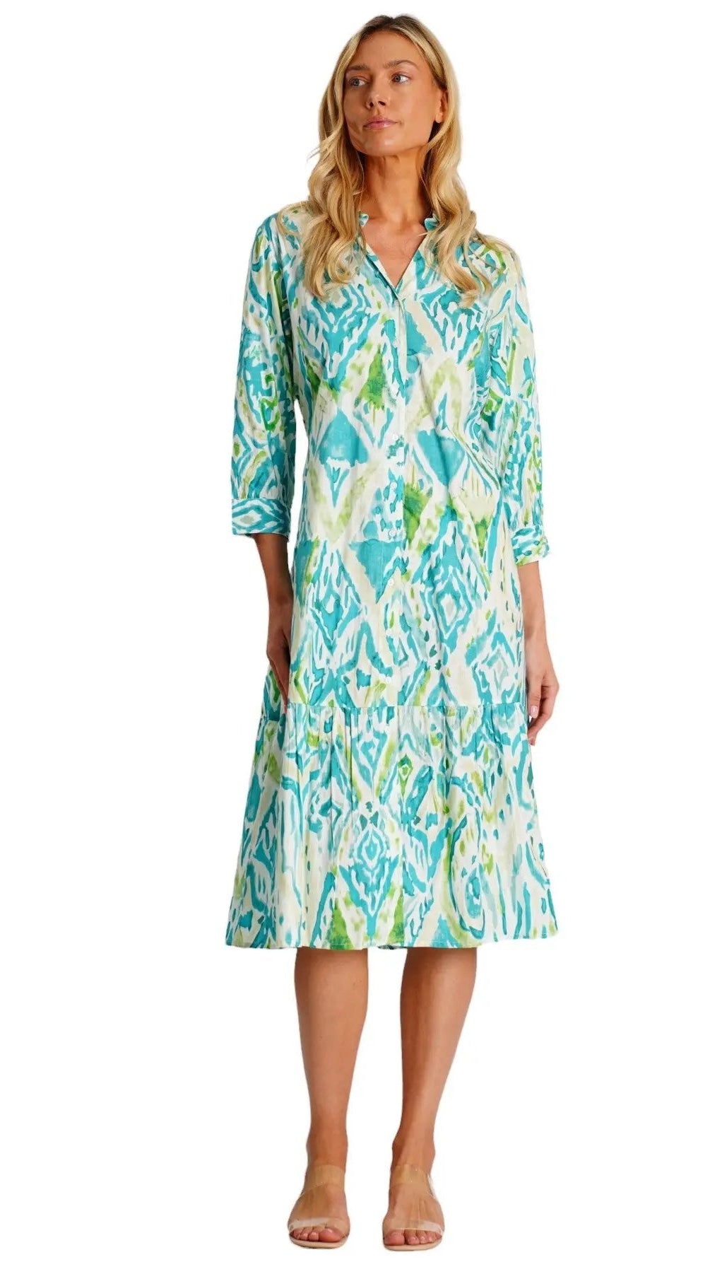 Casual Shirt Dress  La Moda Clothing