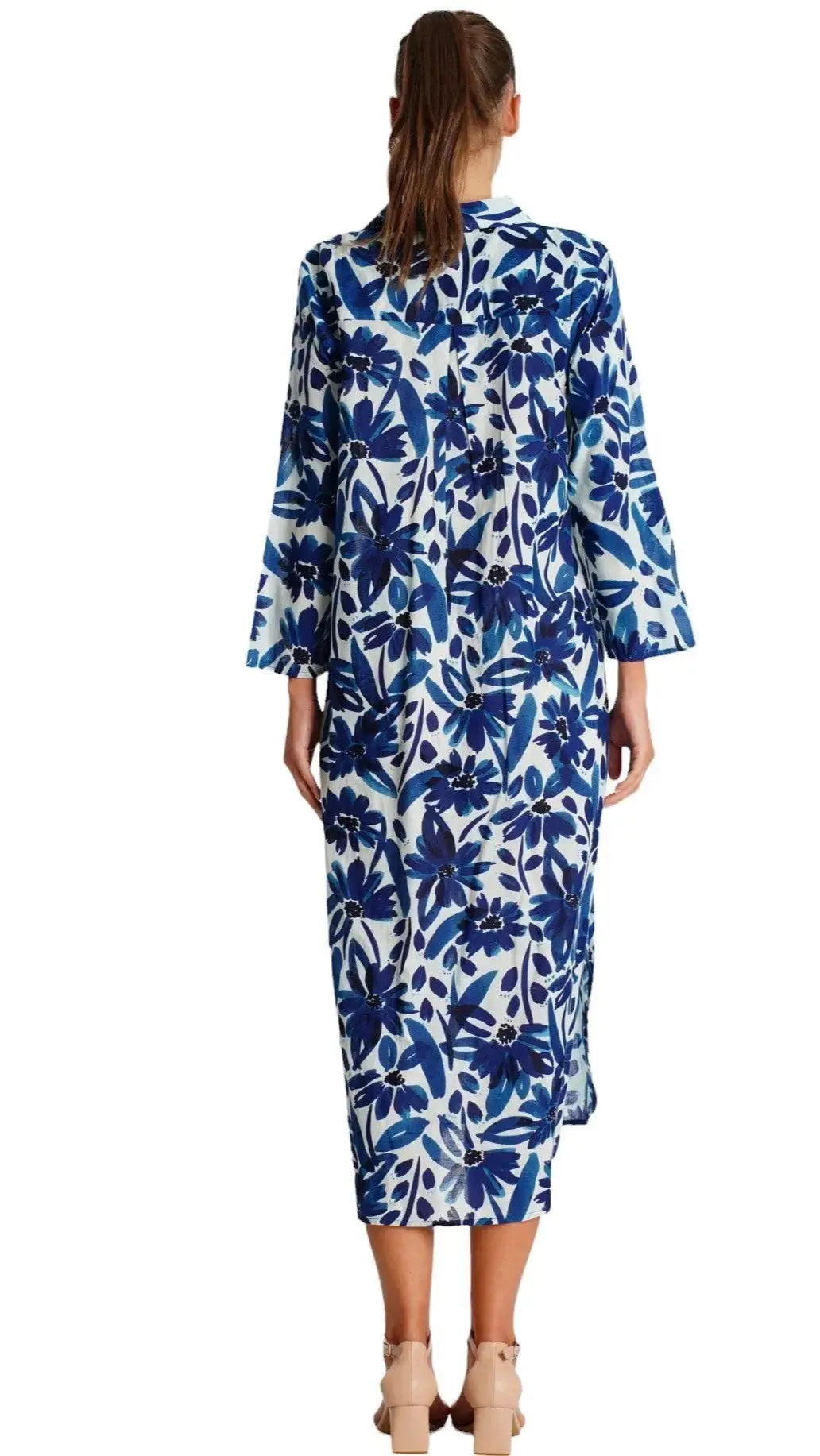 Shirt Dress with Pockets La Moda Clothing Beach Dress