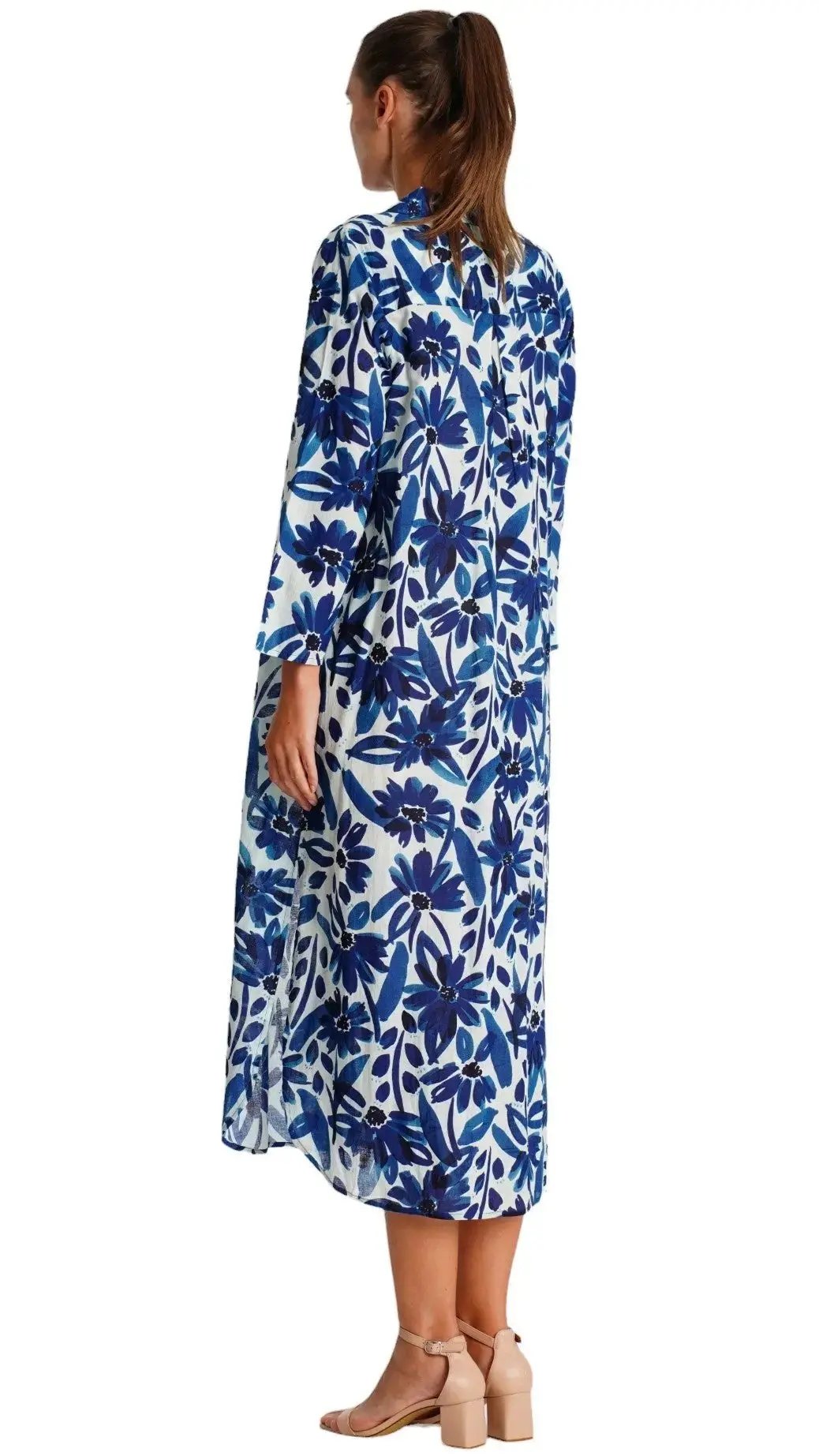 Shirt Dress with Pockets  La Moda Clothing