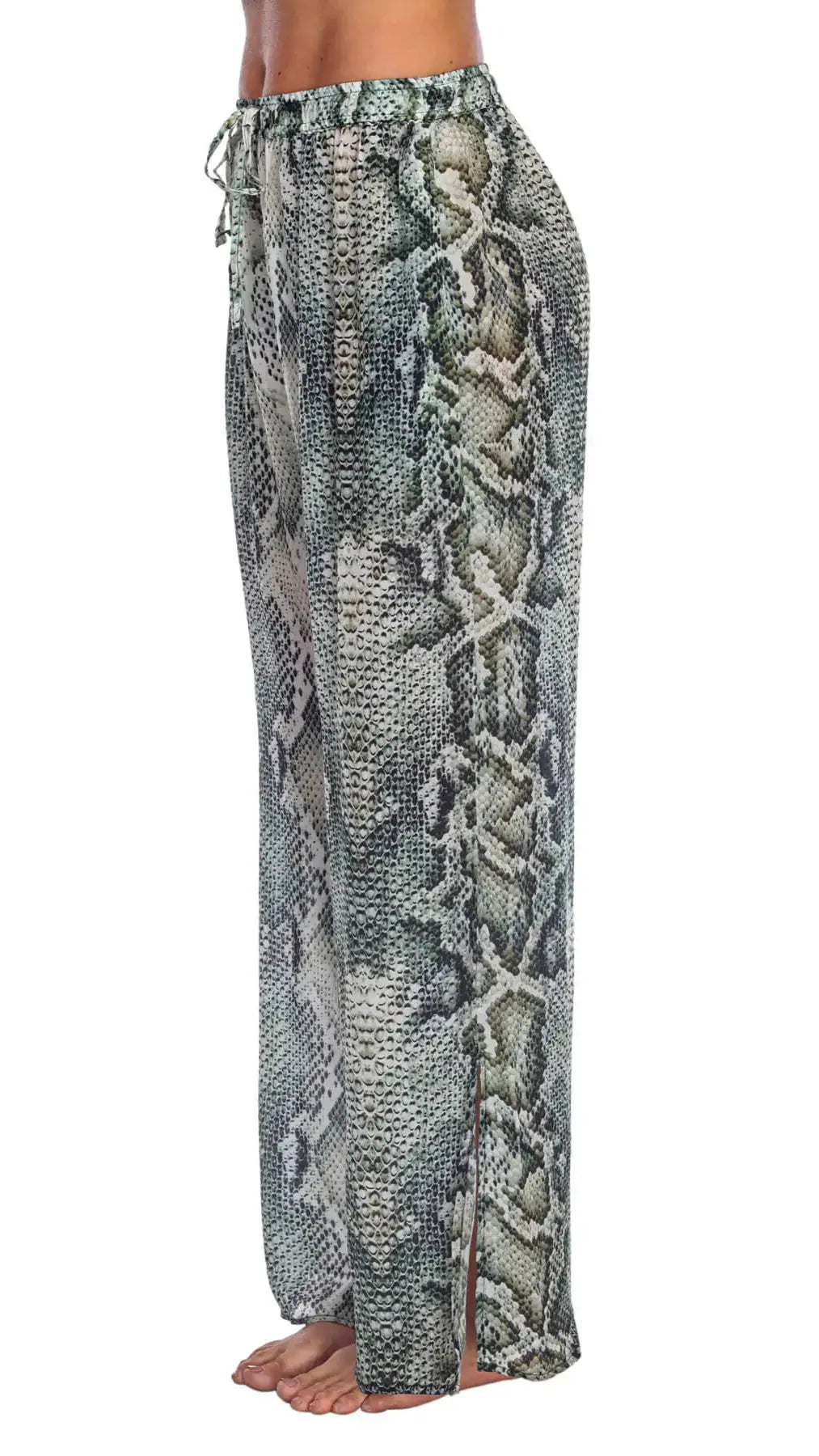 Snake Print Pants La Moda Clothing